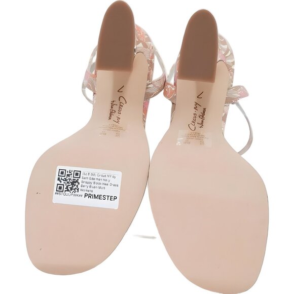 Circus NY Holly Strappy Block Heel Sandals Berry Blush Women's US 8.5M - Picture 6 of 6